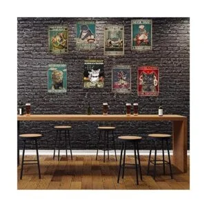 ZMKDLL Octopus Your Butt Servilletas My Lady Retro Metal_5