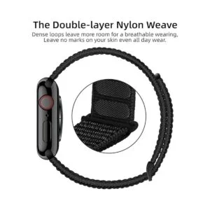 Oxwallen Sport Loop Correa de nailon compatible con Apple_4