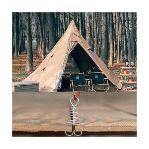 Morobor Clavijas de anclaje de cubierta 10 estacas de_5