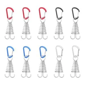 Morobor Clavijas de anclaje de cubierta 10 estacas de_1