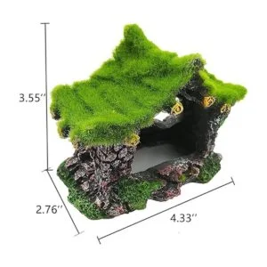 IBWell Aquarium Decoration House Resin Hollow Hideout_2