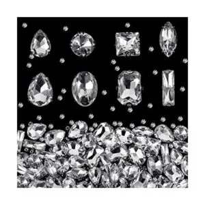 Dilunave 240 piezas de diamantes de imitación grandes para_1