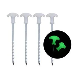 BONANA 4 piezas de estacas de tienda de campaña de alta_2