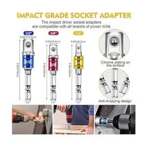 MXiiXM Juego de herramientas de extensión de broca_3