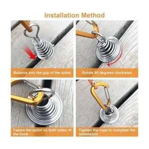 Morobor Clavijas de anclaje de cubierta 10 estacas de_3