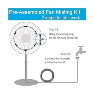Signice Kit de nebulización de ventilador mejorado_7