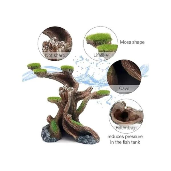 relaqcc Decoración de reptiles para acuarios decoración_4