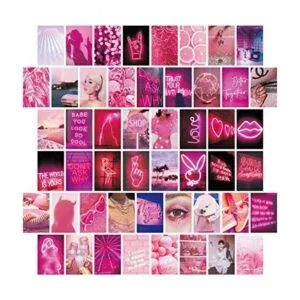 Kit de collage de pared de 50 piezas de imágenes estéticas_1