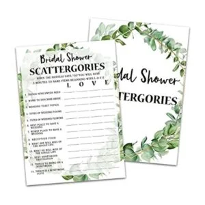 Tarjetas de juego de despedida de soltera juego de_1