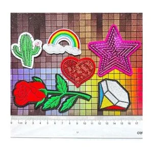 Qingxii Decorr Parches coloridos surtidos de Sweet Girl_4