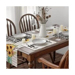 Artoid Mode Love Family Together Home Juego de 4 manteles_4