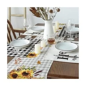 Artoid Mode Love Family Together Home Juego de 4 manteles_5