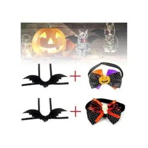 Alycwint Disfraz de gato de Halloween con alas de_2