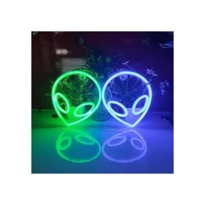 JYWJ Letrero de neón de extraterrestres luz de neón_5