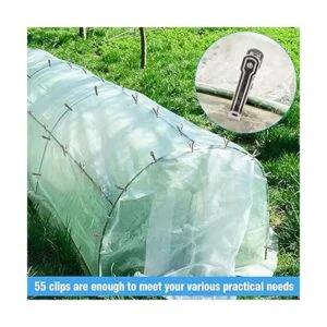 55 abrazaderas de invernadero de acero inoxidable de 2_4