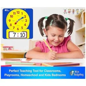 Reloj de demostración de enseñanza de escribir y limpiar_5