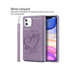 Cavor Funda para iPhone 11 tarjetero tipo cartera_6