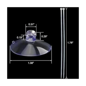 ANCIRS 30 ventosas de 1.378 in con 50 lazos transparentes_3