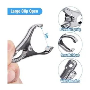 55 abrazaderas de invernadero de acero inoxidable de 2_3