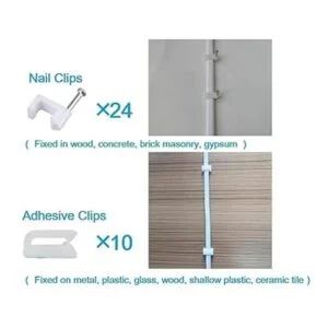 JJMASEE Paquete de 2 cables de extensión de alimentación_2