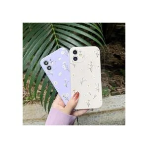 Ownest Funda compatible con iPhone 11 diseño de flores de_3