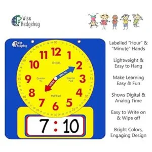 Reloj de demostración de enseñanza de escribir y limpiar_3