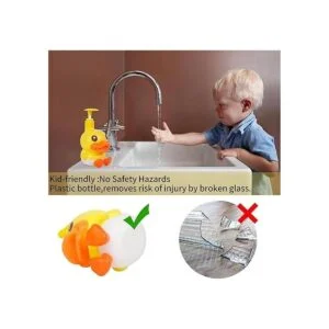 Bonito dispensador de jabón para niños adultos baño_5