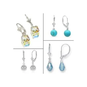 TOAOB 8 ganchos de plata de ley 925 con cierre abierto de_6