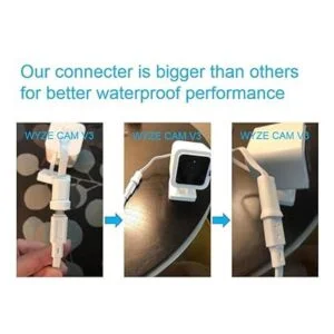 JJMASEE Paquete de 2 cables de extensión de alimentación_3