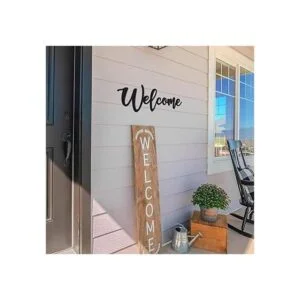 Jetec Letrero de bienvenida con corte de madera_5