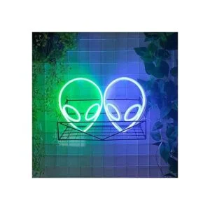 JYWJ Letrero de neón de extraterrestres luz de neón_6