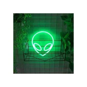 JYWJ Letrero de neón de extraterrestres luz de neón_3