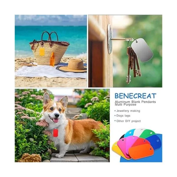 Etiquetas de aluminio en blanco para perros etiquetas_6