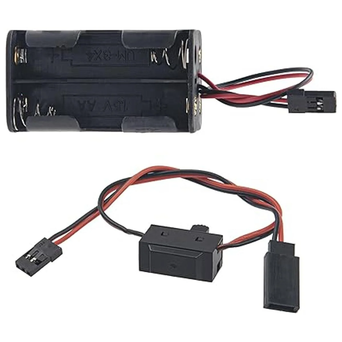 ShareGoo Caja de 4 celdas AA para contenedor de batería e_3