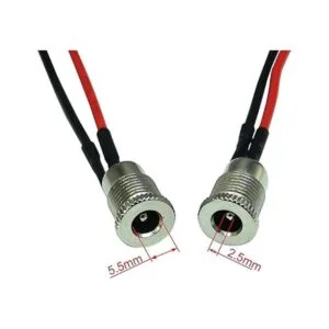 FILSHU 5.5 x 2.5 MM DC Power Jack Socket adaptador de_5