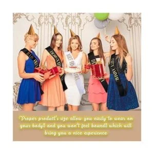 10 piezas de banda de cumpleaños para mujeres suministros_4