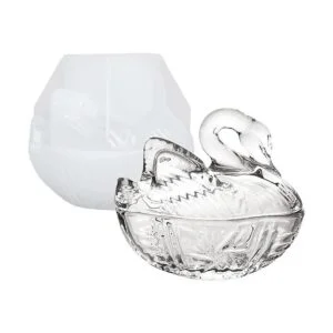 Molde de resina de silicona para almacenamiento de cisne_1