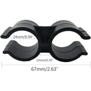 SCRTB Abrazadera de tubo doble 10 piezas de conexión de_2