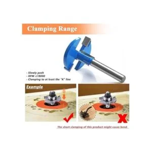 Mesee T Ranura Router Bit 14 Pulgada Mango Recto TTrack_7