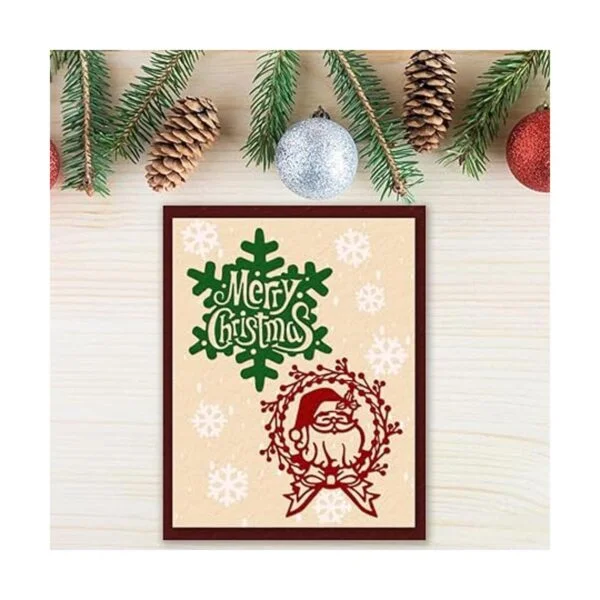 Troqueles de corte de metal de Papá Noel de Navidad para_5