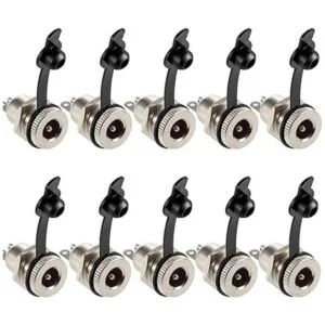 qofowin 0.217 x 0.083 in 10 A DC Power Jack Cable Socket_6