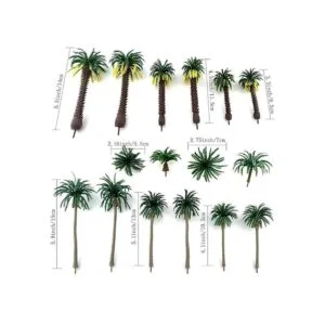 Saktopdeco 16 piezas de plástico modelo tropical de_2