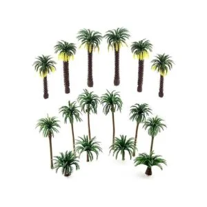 Saktopdeco 16 piezas de plástico modelo tropical de_3