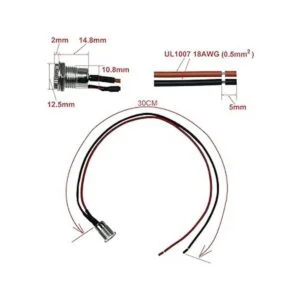 FILSHU 5.5 x 2.5 MM DC Power Jack Socket adaptador de_4