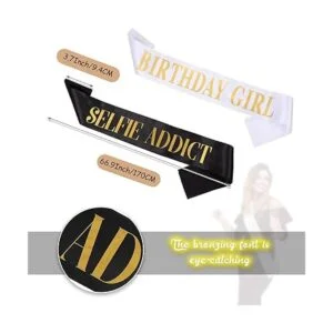 10 piezas de banda de cumpleaños para mujeres suministros_2