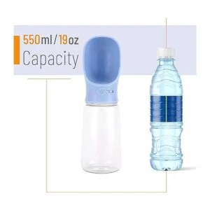 Mr. Pen Botella de agua para perros 19 onzas azul_3