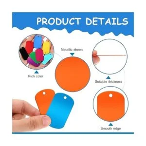 Etiquetas de aluminio en blanco para perros etiquetas_4