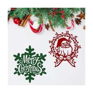 Troqueles de corte de metal de Papá Noel de Navidad para_3