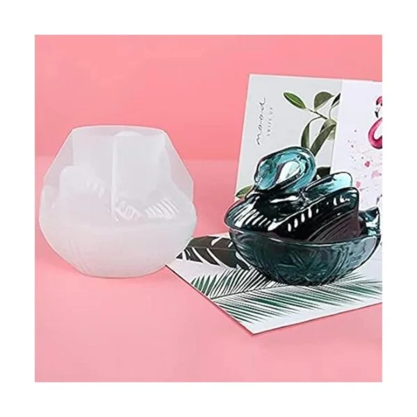Molde de resina de silicona para almacenamiento de cisne_7