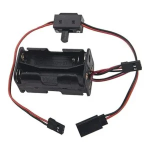 ShareGoo Caja de 4 celdas AA para contenedor de batería e_4